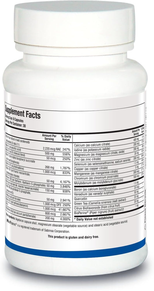 Biotics Research Pro Multi Plus Daily Complete Multivitamin For Men 180 Capsules