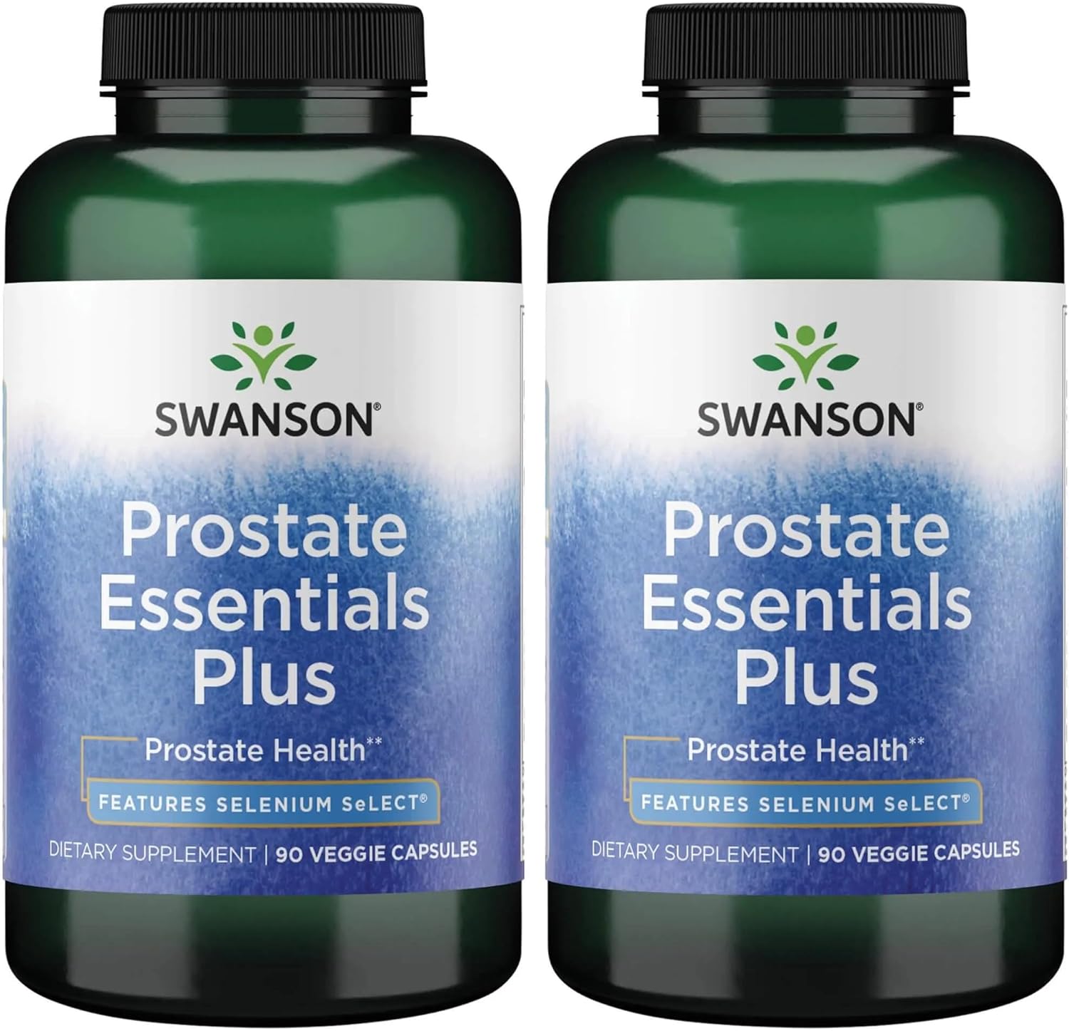 Swanson Prostate Essentials Plus 90 Veg Capsules (2 Pack)