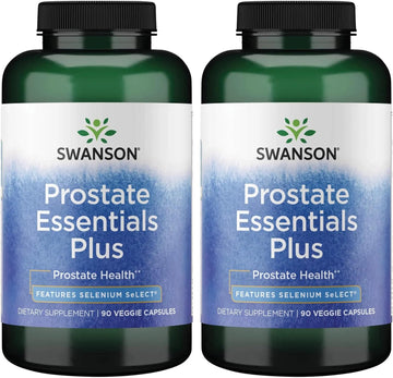 Swanson Prostate Essentials Plus 90 Veg Capsules (2 Pack)