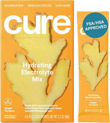 Cure Hydrating Electrolyte Mix | Powder for Dehydration Relief | FSA &