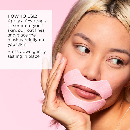 Pacifica Beauty | Reusable Lip Line Mask | 100% Silicone | Vacuum Seal & Lifting Effect | Minimize Fine Lines + Wrinkles | Pair with Serum | Storage Tin Included | Vegan + Cruelty Free