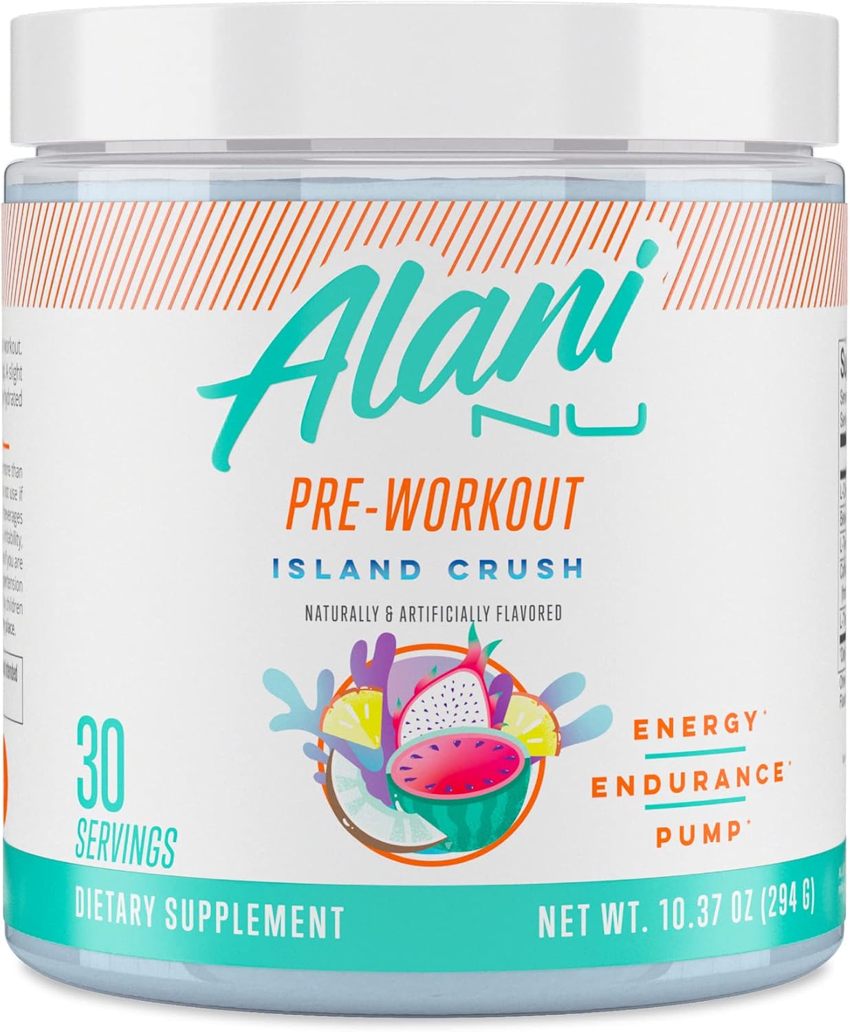 Alani Nu Pre-Workout - Island Crush (30 Servings)