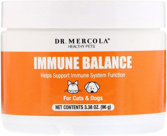 Dr. Mercola Immune Support Kit For Cats & Dogs, Immune Balance, Organic Mushroom Complex, Spirugreen, Supports Immune And Digestive Health In Pets, Non Gmo, Gluten Free, Soy Free