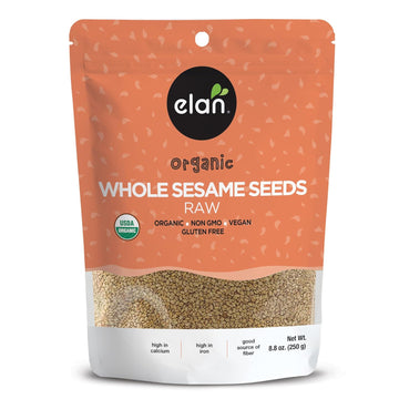 Elan Organic Sesame Seeds, Non-Gmo, Vegan, Gluten-Free , 8.8 Oz