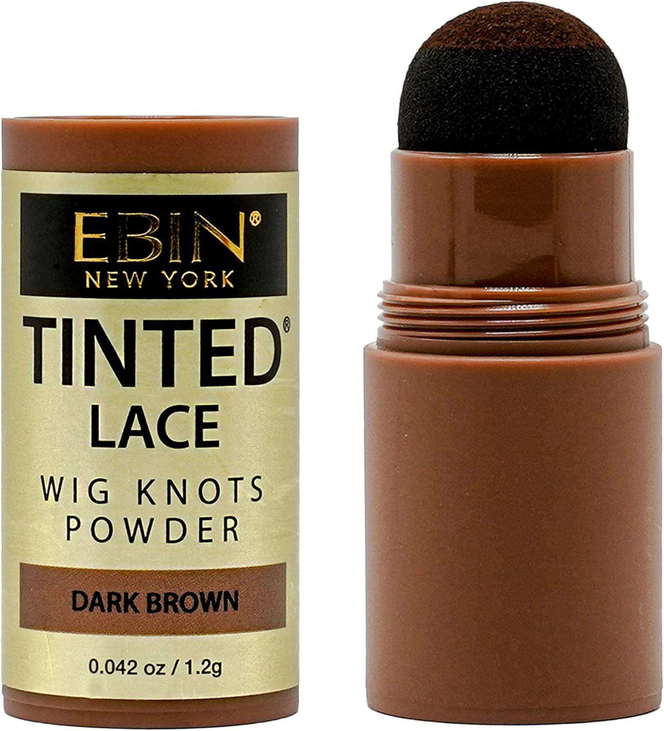 EBIN Tinted Lace Wig Knots Dark Brown Powder 1.2g : Amazon.co.uk: Beauty
