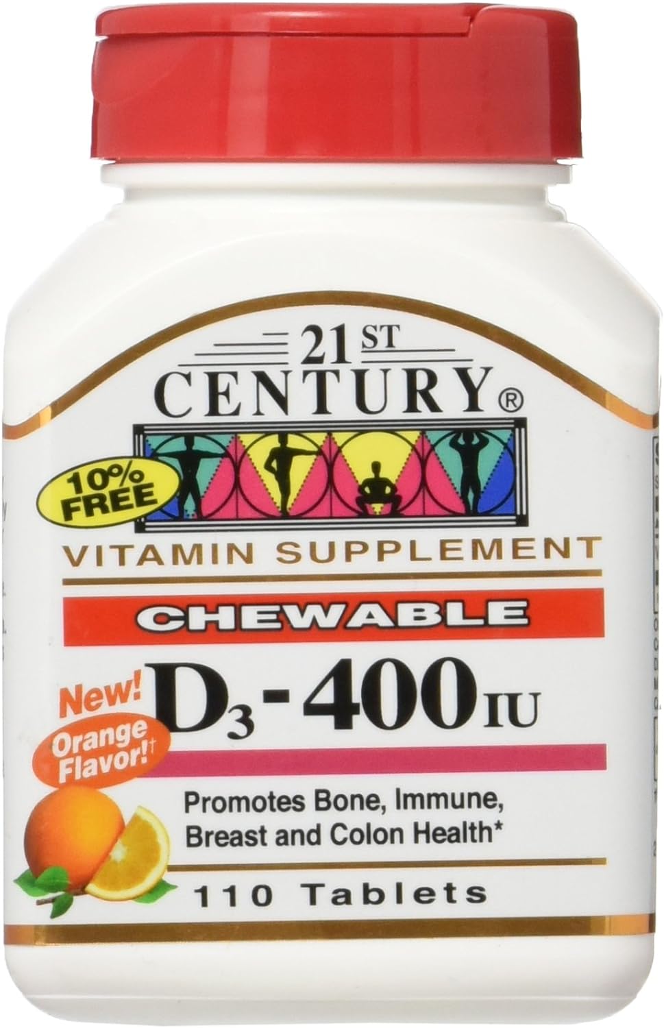 D3 Chewable - Orange Flavor 400 Iu 110 Chwbls