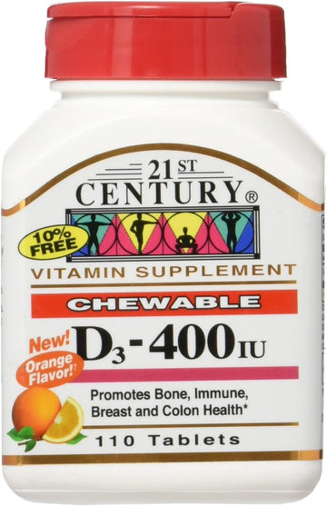 D3 Chewable - Orange Flavor 400 Iu 110 Chwbls