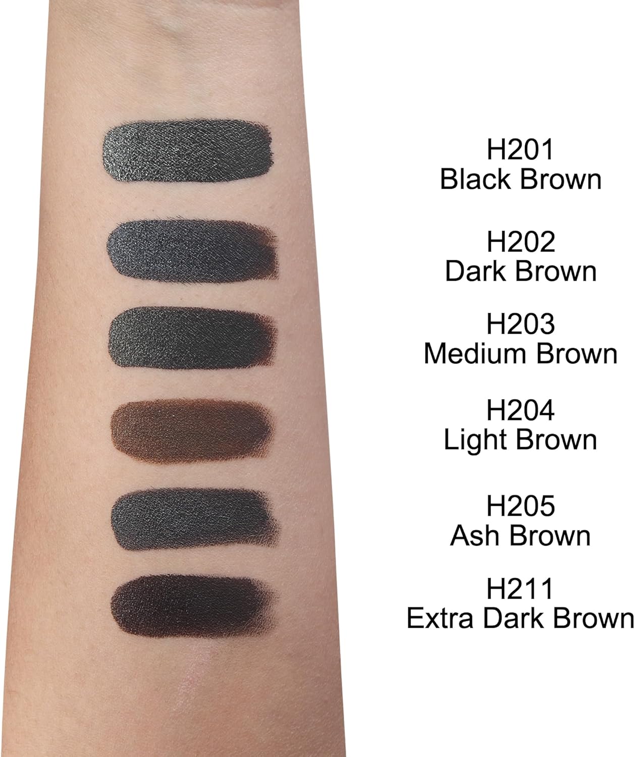 Chuse Pmu Hybrid Liquid Eyebrow Pigments 0.24Oz/7Ml (H204 Light Brown) : Beauty & Personal Care