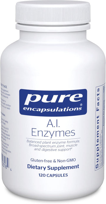 Pure Encapsulations A.I. Enzymes | Balanced Plant Enzyme Formula For Joint, Muscle And Digestive Support | 120 Capsules