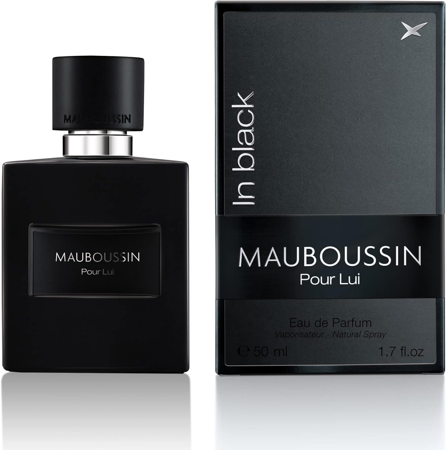 Mauboussin - Pour Lui In Black 100Ml (3.3 Fl Oz) - Eau De Parfum For Men - Woody & Oriental Scents