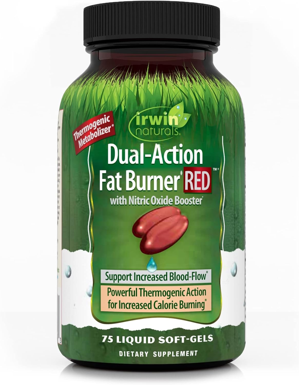 Irwin Naturals Dual-Action Fat Burner Red, 75 Softgels