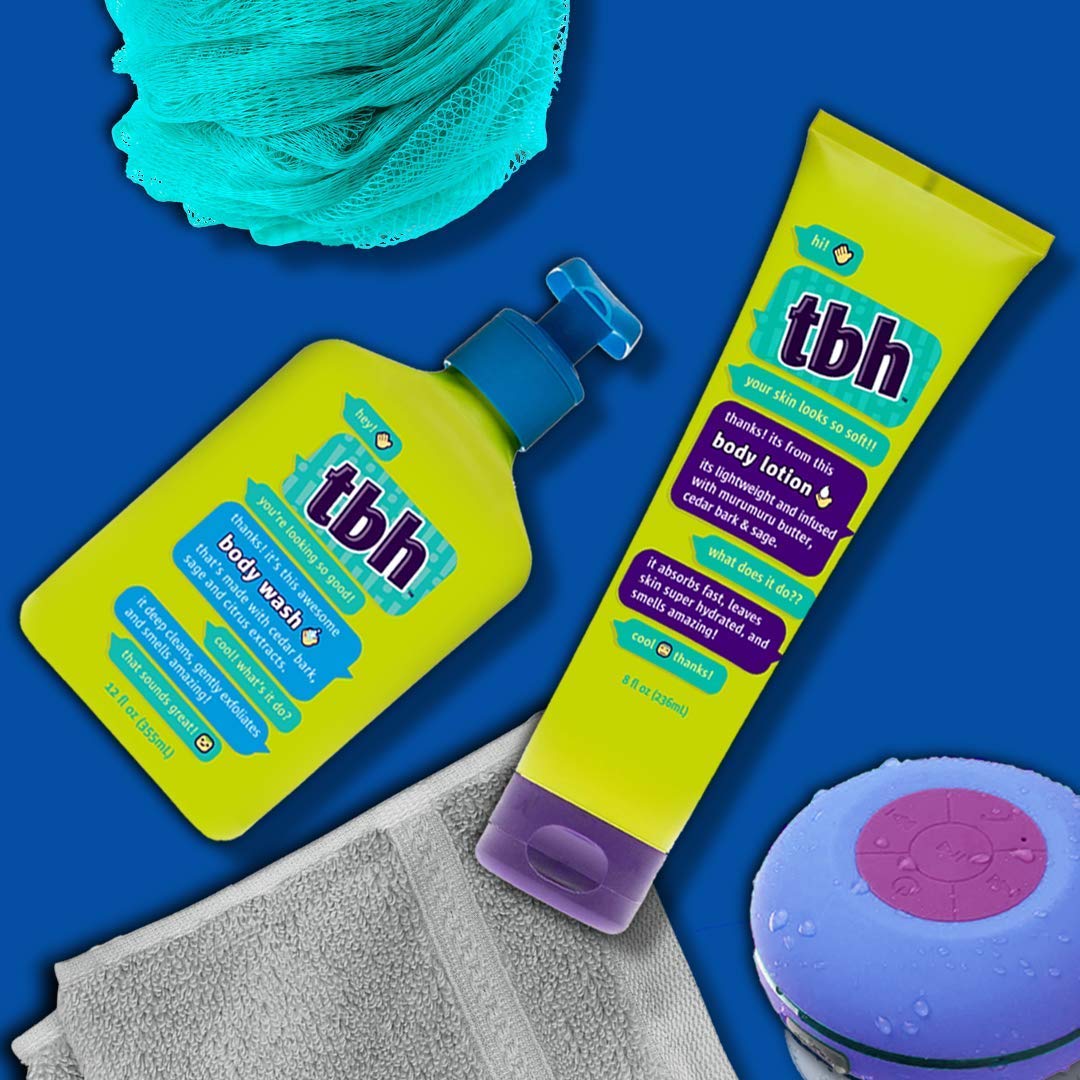 TBH Kids Body Wash - Gentle Exfoliating Body Wash - Sulfate, Paraben Free - 12 oz : Beauty & Personal Care