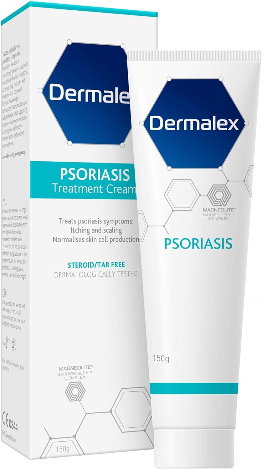 Dermalex Psoriasis Treatment Cream – Clinically Proven To Treat Mild To Moderate Symptoms Of Psoriasis – 60 G