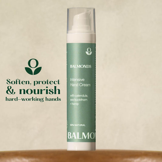 Balmonds Intensive Hand Cream 100Ml - Hand Moisturiser For Dry Or Sensitive Skin, Effective Natural Unscented Emollient For Hands