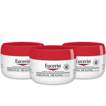 Eucerin Original Healing Cream, Fragrance Free Body Cream For Dry Skin, 4 Oz Jar (Pack of 1)