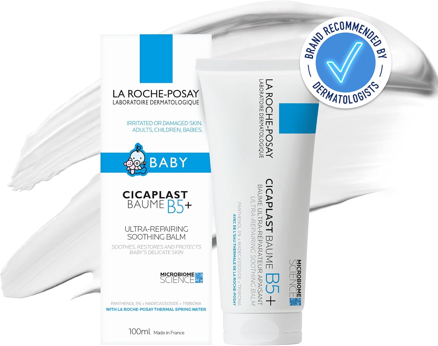 La Roche-Posay Baby Cicaplast Baume B5 Multi-Purpose Repairing Balm suitable for babies 100ml : Amazon.co.uk: Baby Products