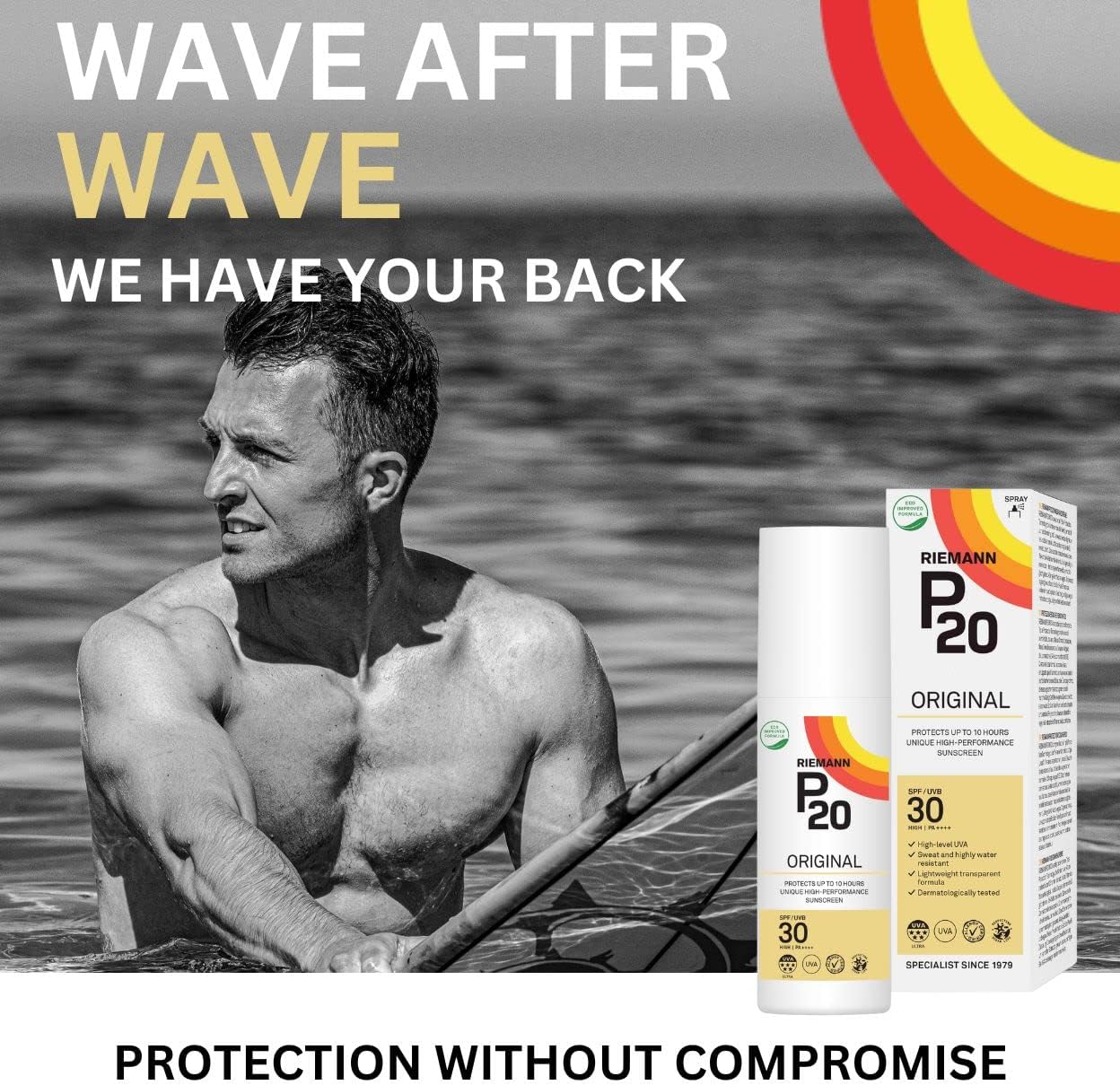 RIEMANN P20 Original SPF30 Spray 100ml Advanced Sunscreen Protection, High Performance Triple Protection + Sweat Resistance, Durable Protects up to 10 Hours, Very Water Resistant, High UVA Protection : Amazon.co.uk: Beauty