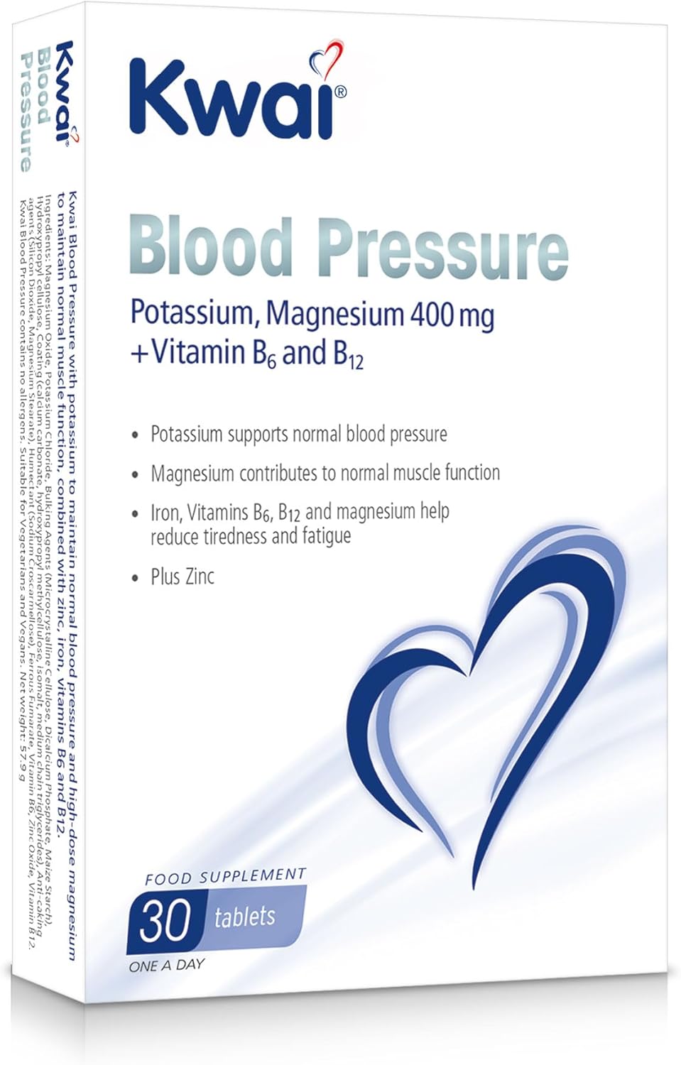 Kwai Blood Pressure | Tablets I Potassium To Support Normal Blood Pressure 30 Tablets