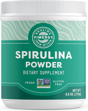 Vimergy Natural Spirulina Powder, 83 Servings ? Super Greens Powder ?