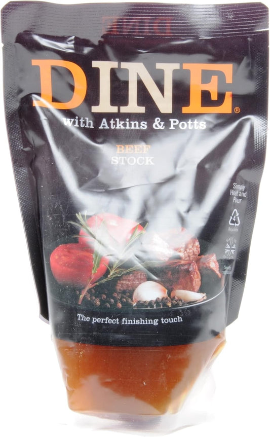 Dine With Atkins & Potts Range (Beef Stock 2 X 350G)