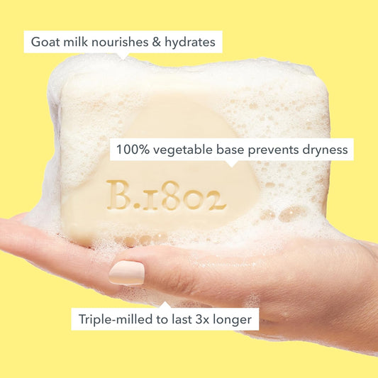 Beekman 1802 Goat Milk Soap Bar, Honeyed Grapefruit - 9 Oz - Nourishes, Moisturizes & Hydrates The Body - Good For Sensitive Skin - Cruelty Free