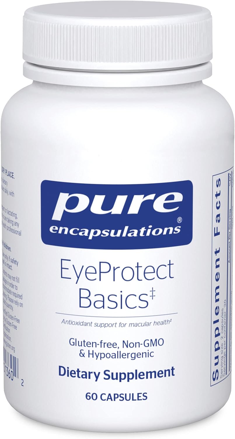 Pure Encapsulations Eyeprotect Basics | Key Antioxidant Support For Eye Health | 60 Capsules