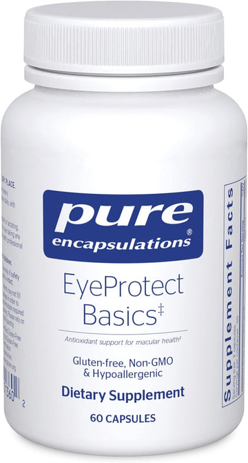 Pure Encapsulations Eyeprotect Basics | Key Antioxidant Support For Eye Health | 60 Capsules