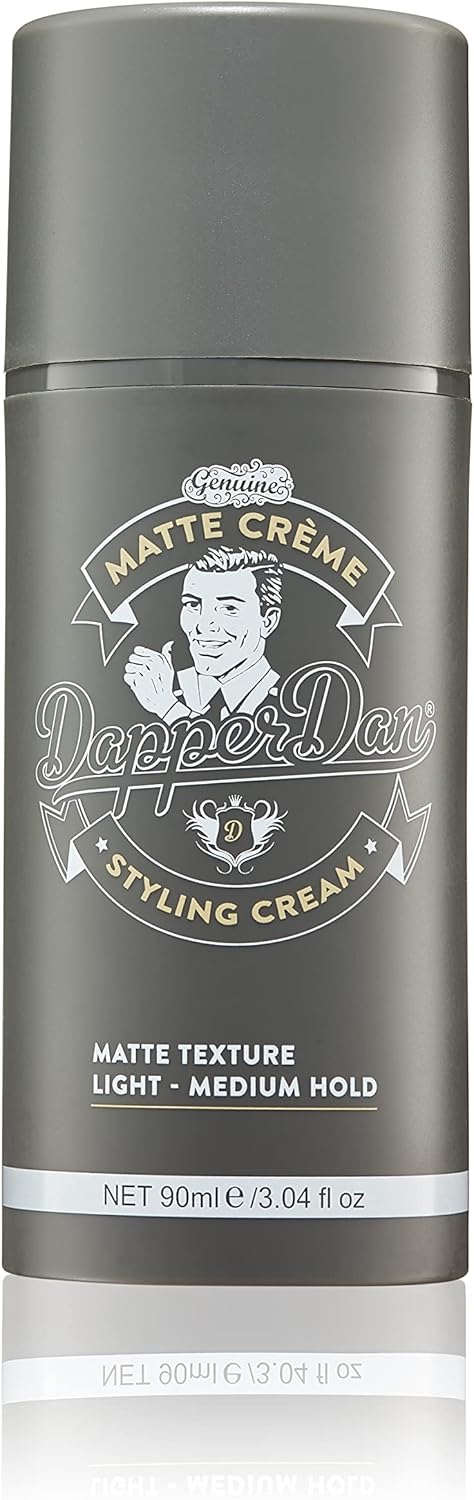 Dapper Dan Matte Cream Pomade, Light to Medium Hold Styling Hair Cream for Men, for All Day Hold Long Matte Texture and Hold, Light Fresh Fragrance, 1 x 90ml : Amazon.co.uk: Beauty