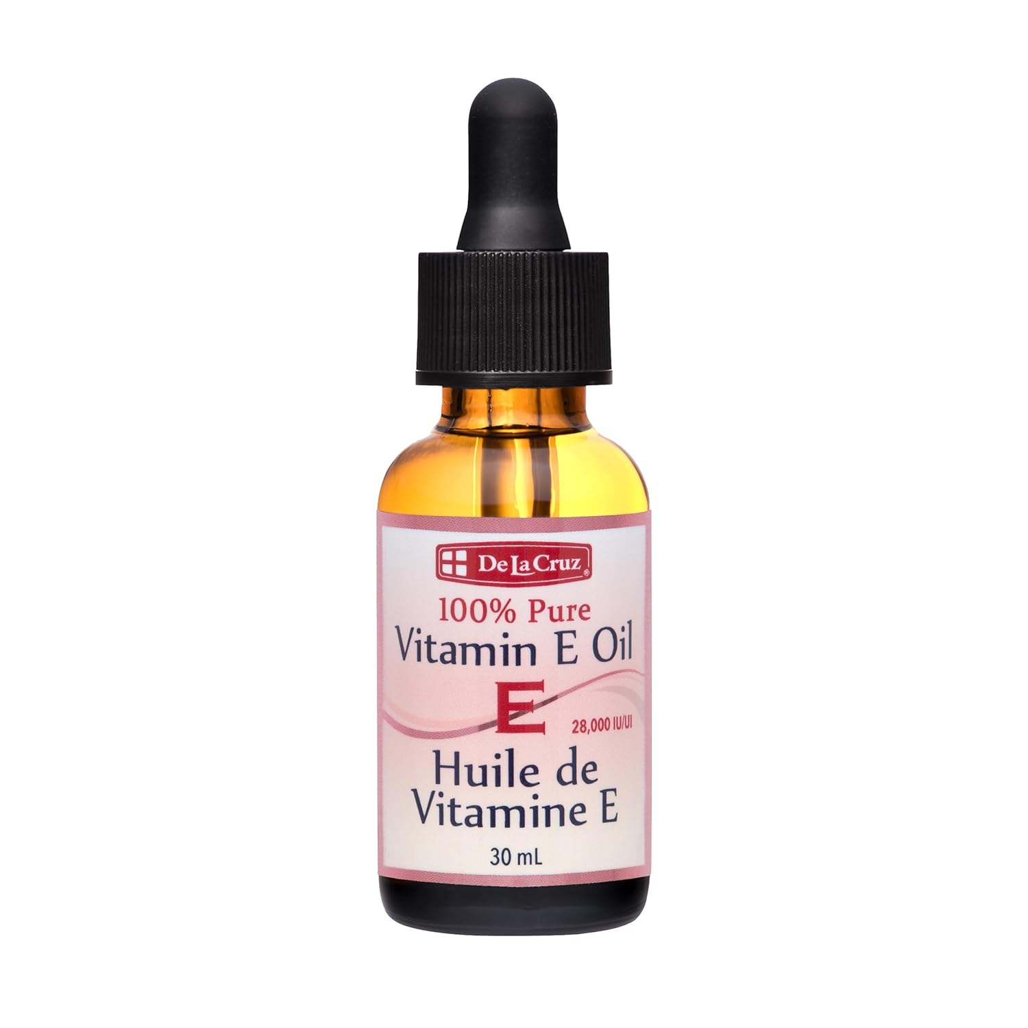 De La Cruz Vitamin E Oil For Face 28,000 Iu - No Preservatives, Artificial Colors Or Fragrances, Made In Usa 1 Fl. Oz