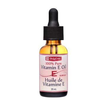De La Cruz Vitamin E Oil For Face 28,000 Iu - No Preservatives, Artificial Colors Or Fragrances, Made In Usa 1 Fl. Oz