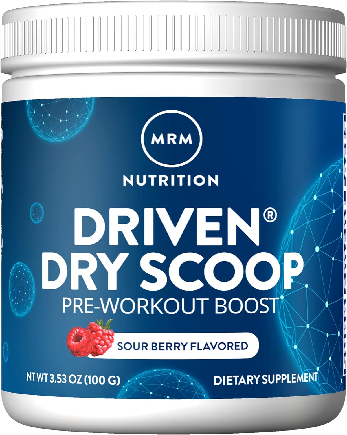 MRM Nutrition Driven? Dry Scoop Pre-Workout Powder| Sour Berry Flavore