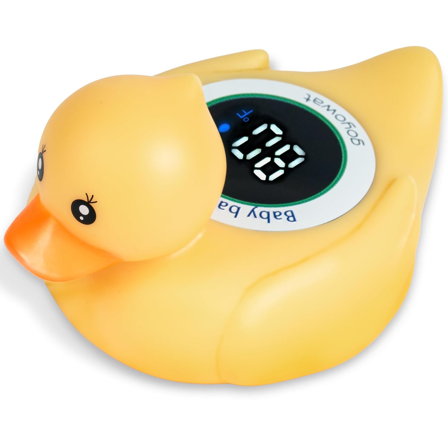 Baby Bath Thermometer,Newborn Swimming Safety Toy Thermometer,Bathtub Water Thermometer,Duck Baby Temperature Warning,Tub Floating Toy,LED Display Warning
