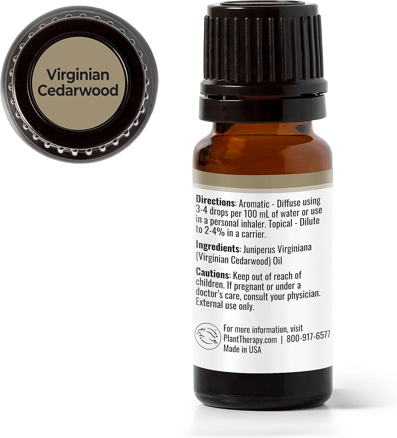 Plant Therapy Cedarwood Virginian Essential Oil 10 ml (1/3 oz) 100% Pure, Undiluted, Therapeutic Grade : Health & Household