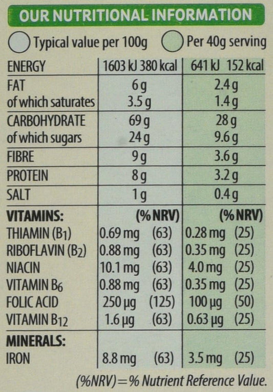 Kellogg'S Fruit 'N Fibre Cereal 500G