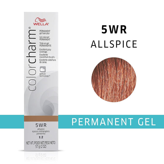 Colorcharm Permanent Gel, Hair Color For Gray Coverage, 5Wr Allspice