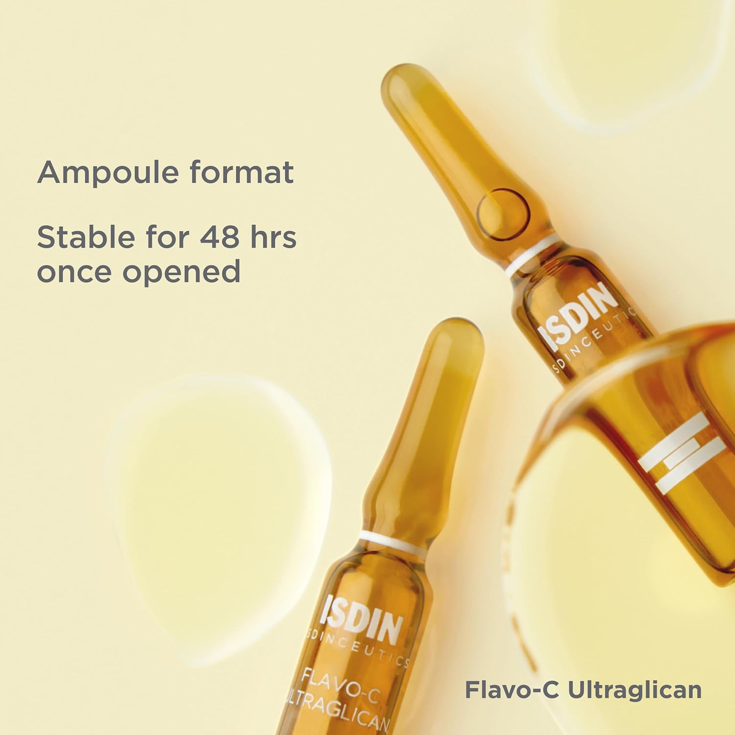 Serum Ampoules Flavo-C Ultraglican, Vitamin C and Hyaluronic Acid : Beauty & Personal Care