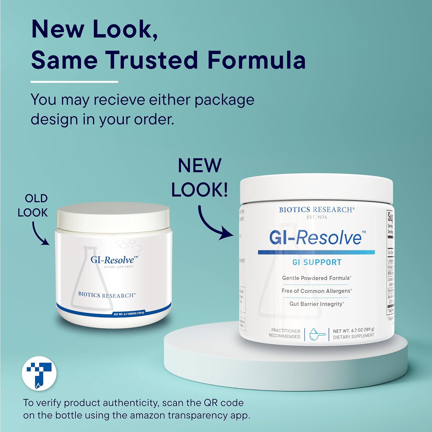 Biotics Research Gi Resolve™ Advanced L-Glutamine Powder Formula For Gut Lining Support & Healing - Optimal Gastrointestinal Function - Premium 7-Ingredient With Zinc Carnosine & Botanicals- 6.7Oz