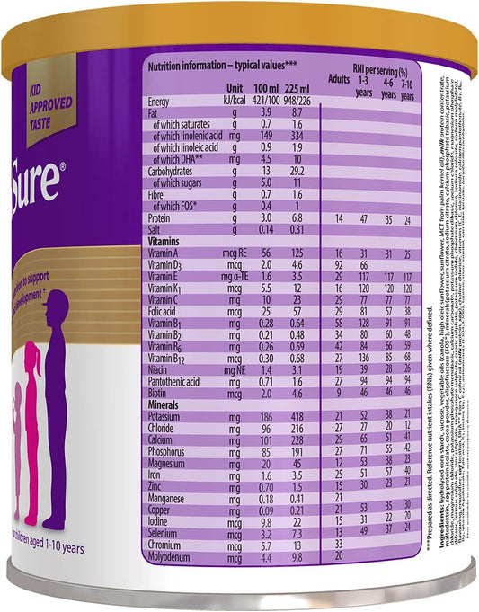 Paediasure Shake – Chocolate Flavour – 400G – Balanced Nutritional Supplement Drink – Multivitamin For Kids – With Protein, Carbohydrates & Minerals – Supports Growth & Development – Vegetarian