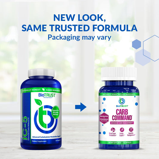 Biotrust Carb Command - Carb Management Supplement, Metabolic Support For Ketosis, Supports Keto, Low Carb And Paleo Lifestyle (60 Servings)