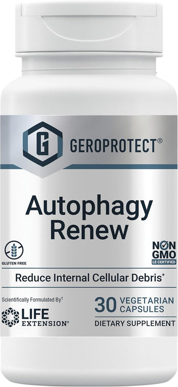 Life Extension Geroprotect Autophagy Renew – Encourages Cellular Housekeeping & Longevity – Vegetarian, Gluten-Free, Non-Gmo – 30 Vegetarian Capsules