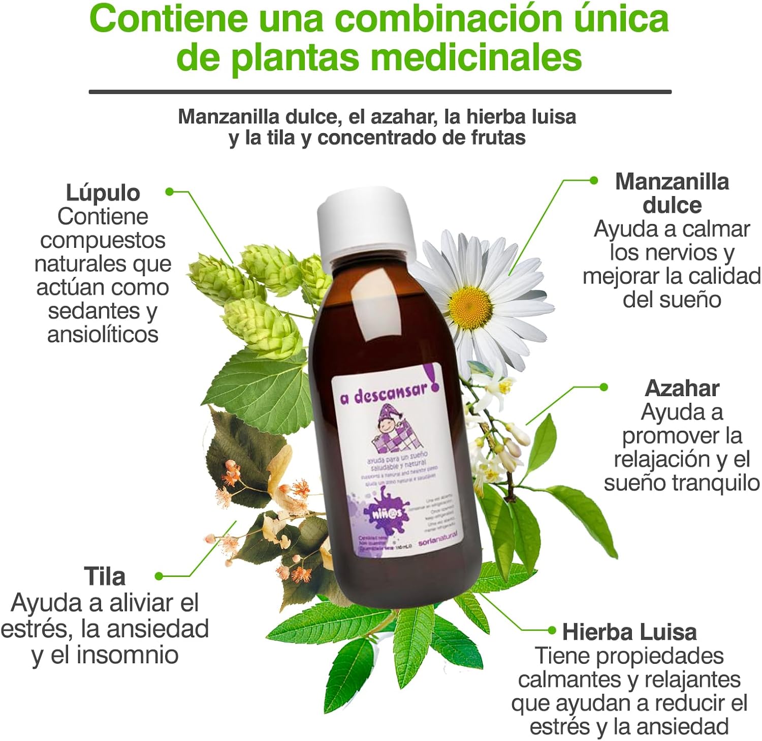 Soria Natural Children Syrup "To Rest"