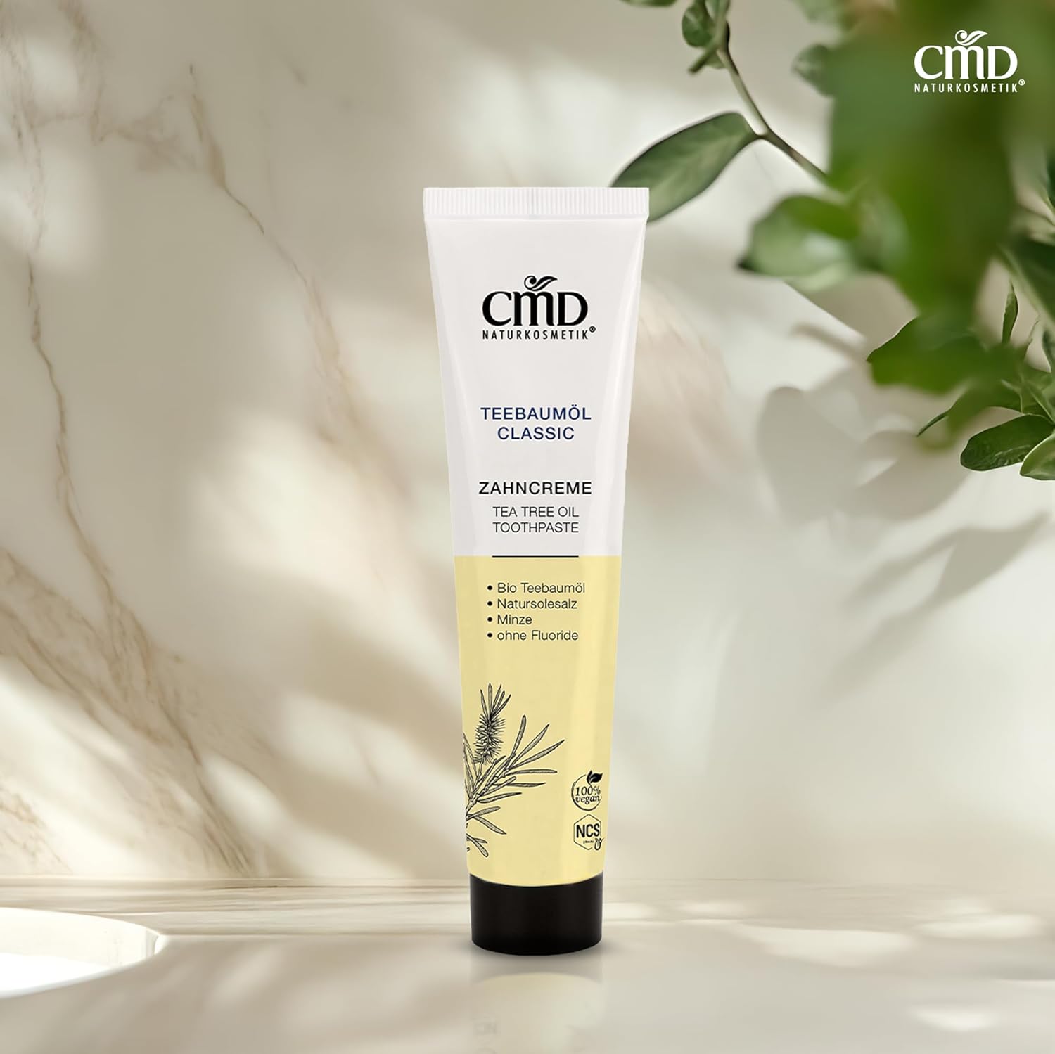 Tea Tree Oil Toothpaste With Sea Salt And Mint 75 Ml