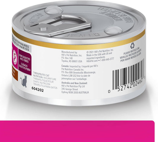 Hill'S Prescription Diet Gastrointestinal Biome Digestive/Fiber Care Chicken & Vegetable Stew Wet Cat Food, Veterinary Diet, 2.9 Oz. Cans, (Pack Of 24)