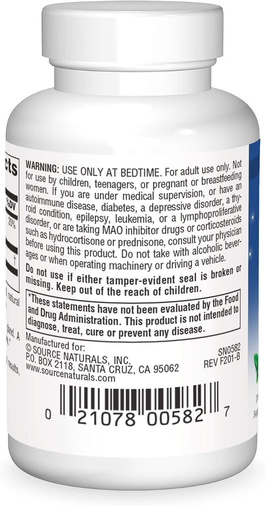 Source Naturals Melatonin 5 mg - 50 Peppermint avored Lenges