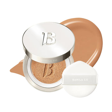 Banila Co Covericious Ultimate Cover Cushion | Up To 100Hr Long-Wear Foundation | 20 Shades For All Skin Tones | Matte & Lightweight Finish | Korean Cushion Foundation (14G / 0.49 Oz), 36N Taupe