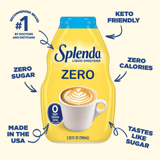 Splenda Liquid Zero Calorie Sweetener Drops, 100Ml (Pack Of 2)