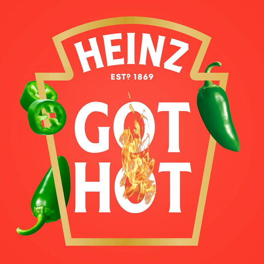 Heinz Tomato Ketchup Blended With Jalapeno, 14 Oz Squeeze Bottle