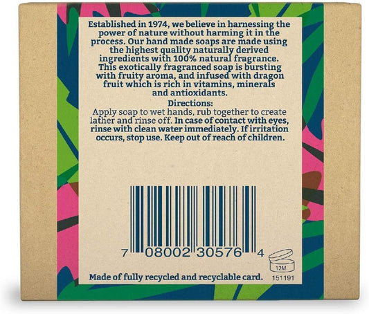 Faith In Nature Natural Dragon Fruit Hand Soap Bar, Revitalising, Vegan & Cruelty Free, No Sls Or Parabens, 100G (Packing May Vary)