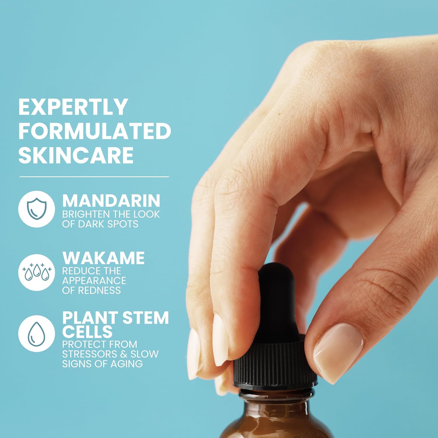 Eva Naturals Skin Perfecting Serum with Peptides, Vitamin C - 1 oz : Beauty & Personal Care