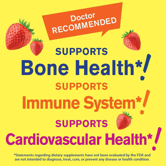 Vitamin D3 + K2 Gummies - Vitamin D3 1000 Iu, K2 100 Mcg - Bone And Muscle Health Support, Natural Flavors, Gmo Free, Gluten Free, Vegan - K2 D3 Vitamin Supplement- 60 Gummies